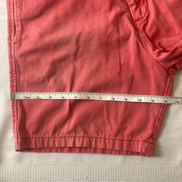 Saddlebred Red Flat Front Chino Shorts Size 32 - Picture 8 of 15